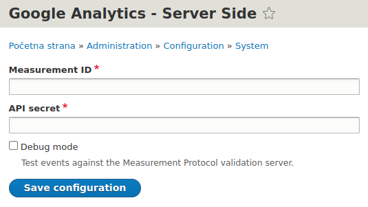 Google Analytics - Server Side