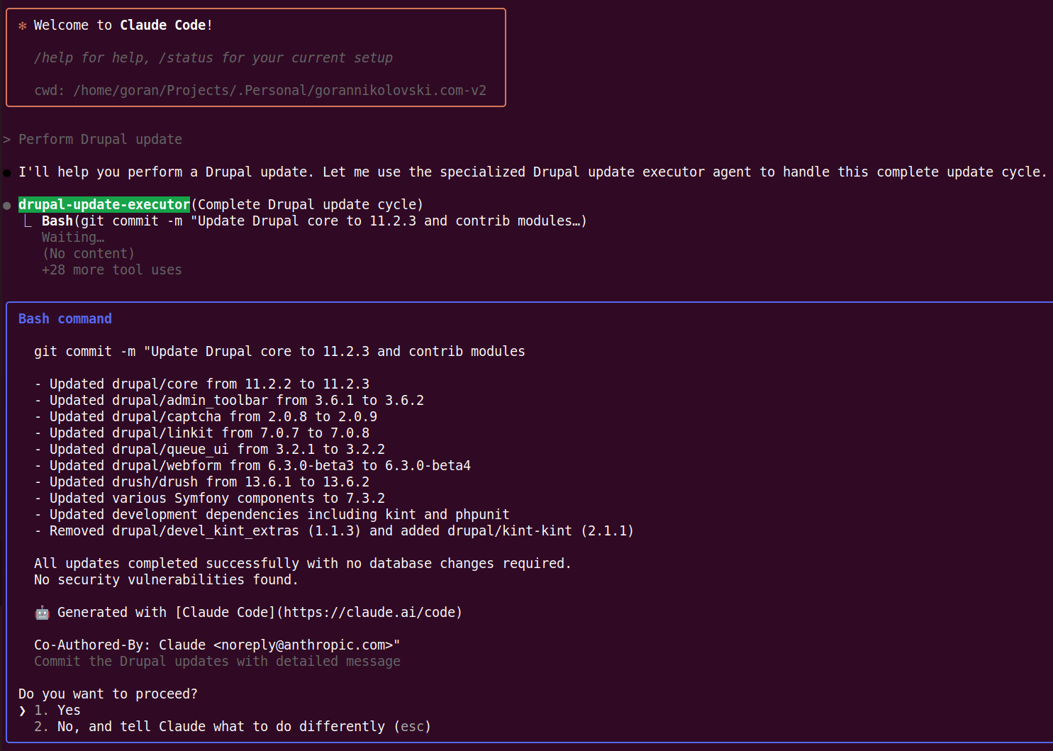 Claude Code Subagent Git