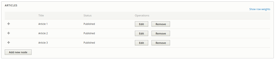 How to alter the Inline Entity Form table fields - before